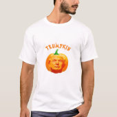 Trumpkin Funny Halloween - Spooky Parody Edition T-Shirt (Vorderseite)