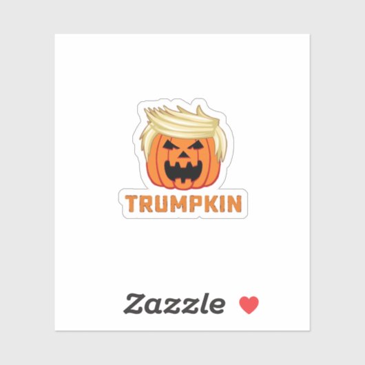 Trumpkin - Funny Parody Slogan Aufkleber (Blatt)