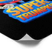 Trumpkin Funny Pumpkin Head Halloween Costume Clas Poster (Ecke)