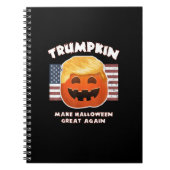 Trumpkin Funny Pumpkin Pie Pun Usa Liberals Hallow Notizblock (Vorderseite)