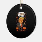 Trumpkin Gewürzsaison Classic Keramik Ornament (Links)