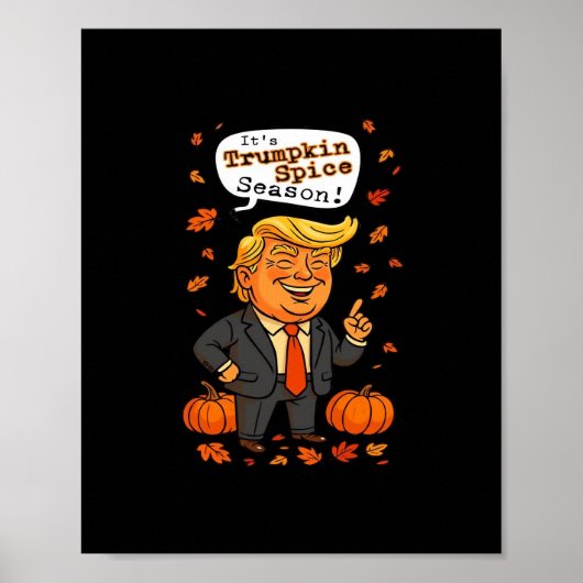 Trumpkin Gewürzsaison Classic Poster (Vorne)