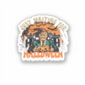 Trumpkin Halloween Classic Aufkleber (Vorderseite)