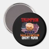 Trumpkin Halloween Classic Magnet (Vorderseite/Rückseite)