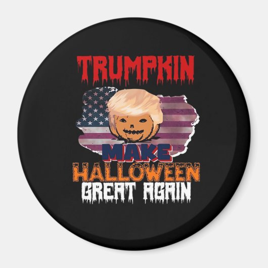 Trumpkin Halloween Classic Magnet (Vorne)