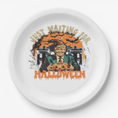 Trumpkin Halloween Classic Pappteller (Vorderseite)