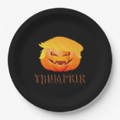 Trumpkin Halloween Classic Pappteller (Vorderseite)