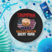 Trumpkin Halloween Classic Pappteller (Party)