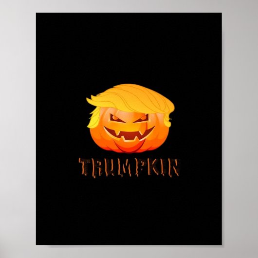Trumpkin Halloween Classic Poster (Vorne)