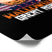 Trumpkin Halloween Classic Poster (Ecke)