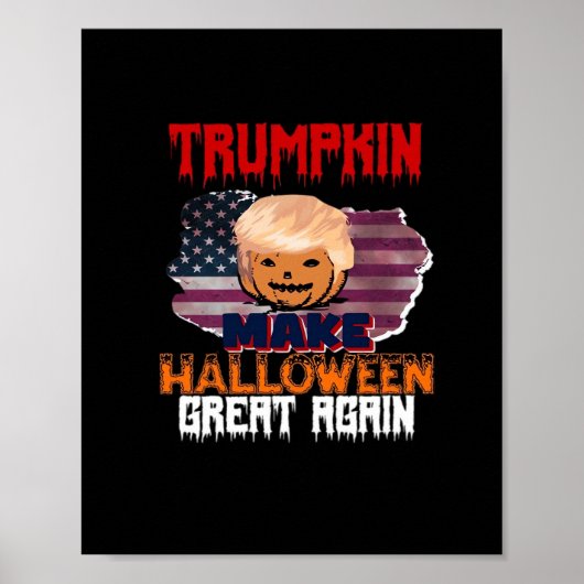 Trumpkin Halloween Classic Poster (Vorne)