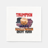 Trumpkin Halloween Classic Serviette (Vorderseite)