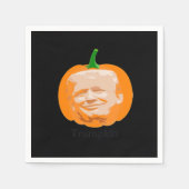 Trumpkin Halloween Classic Serviette (Vorderseite)