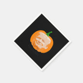 Trumpkin Halloween Classic Serviette (Ecke)
