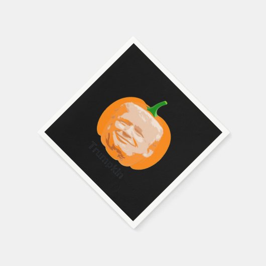 Trumpkin Halloween Classic Serviette (Ecke)