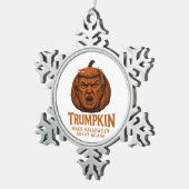 Trumpkin.. Halloween erneut groß Schneeflocken Zinn-Ornament (Rechts)