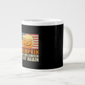 Trumpkin Halloween Funny Classic & Basic Design Jumbo-Tasse (Vorderseite Rechts)