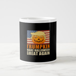 Trumpkin Halloween Funny Classic & Basic Design Jumbo-Tasse