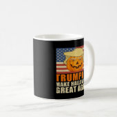 Trumpkin Halloween Funny Classic & Basic Design Kaffeetasse (VorderseiteRechts)