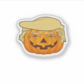 Trumpkin Halloween Funny Classic - Basic Fall Slot Aufkleber (Vorderseite)