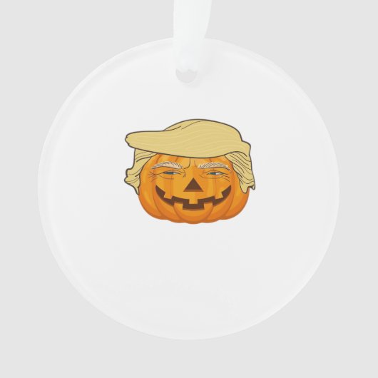 Trumpkin Halloween Funny Classic - Basic Fall Slot Ornament (Vorderseite)