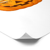 Trumpkin Halloween Funny Classic - Basic Fall Slot Poster (Ecke)