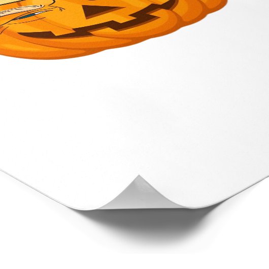 Trumpkin Halloween Funny Classic - Basic Fall Slot Poster (Ecke)