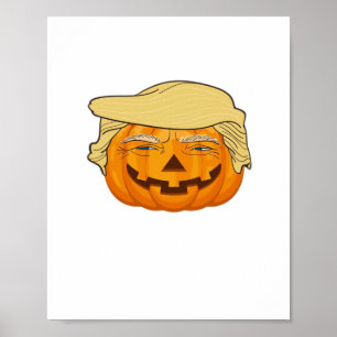Trumpkin Halloween Funny Classic - Basic Fall Slot Poster