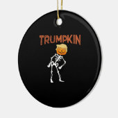 Trumpkin Halloween Funny Classic Keramik Ornament (Links)