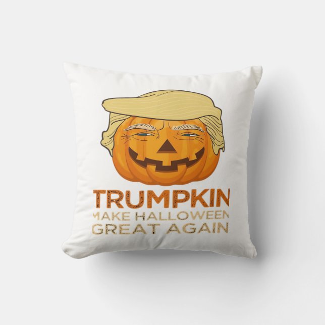 Trumpkin Halloween Funny Classic Kissen (Vorderseite)