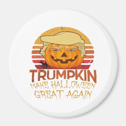 Trumpkin Halloween Funny Classic Magnet (Vorne)