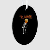 Trumpkin Halloween Funny Classic Ornament (Vorderseite)