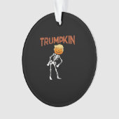 Trumpkin Halloween Funny Classic Ornament (Vorderseite)