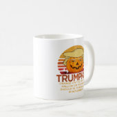 Trumpkin Halloween Funny Classic - Politischer Pum Kaffeetasse (VorderseiteRechts)
