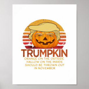 Trumpkin Halloween Funny Classic - Politischer Pum Poster