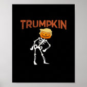 Trumpkin Halloween Funny Classic Poster (Vorne)