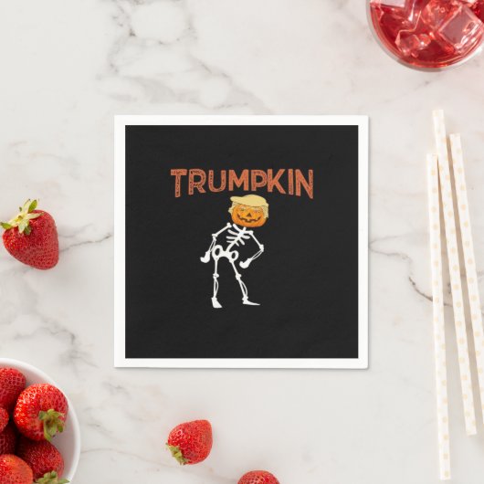Trumpkin Halloween Funny Classic Serviette (Beispiel)