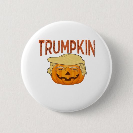 Trumpkin Halloween Funny Classic - Sloth Mask Desi Button (Vorderseite)