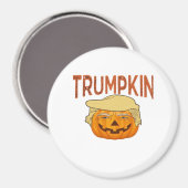 Trumpkin Halloween Funny Classic - Sloth Mask Desi Magnet (Vorderseite/Rückseite)