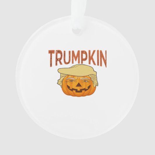 Trumpkin Halloween Funny Classic - Sloth Mask Desi Ornament (Vorderseite)