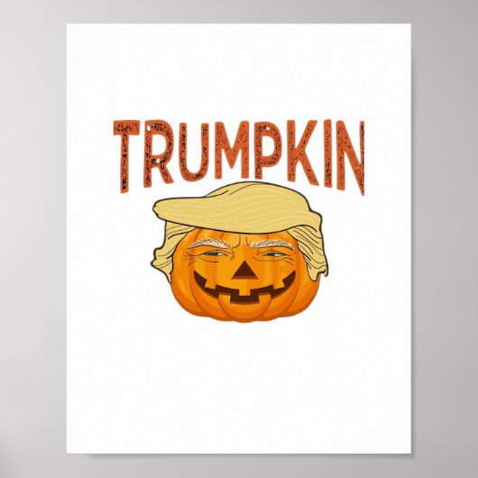 Trumpkin Halloween Funny Classic - Sloth Mask Desi Poster (Vorne)