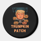 Trumpkin Halloween - Funny Political Pumpkin Desi Magnet (Vorne)