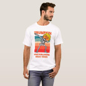 Trumpkin Halloween Great Again 3 dab Retro T-Shirt (Vorne ganz)