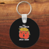Trumpkin Halloween Great Again Classic - Retr Schlüsselanhänger (Vorderseite)
