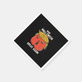 Trumpkin Halloween Great Again Classic - Retr Serviette (Ecke)