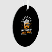 Trumpkin Halloween Great Again Funny Pumpkin Ornament (Vorderseite)
