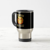 Trumpkin Halloween Great Again Funny Pumpkin Reisebecher (Vorderseite Links)