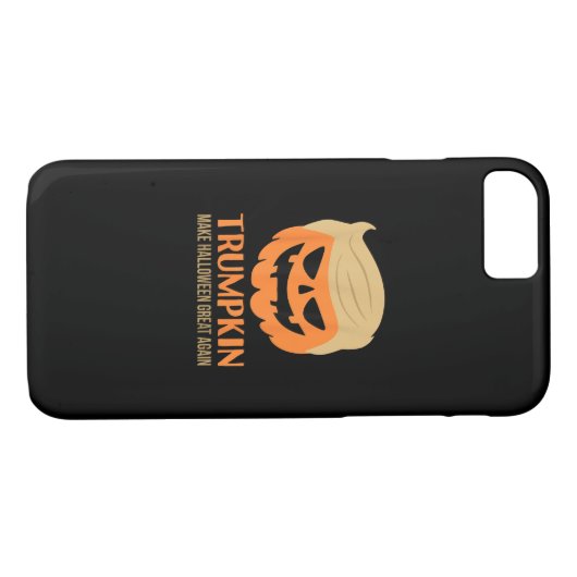 Trumpkin Halloween Great Again Funny Sarcasti Case-Mate iPhone Hülle (Rückseite (Horizontal))