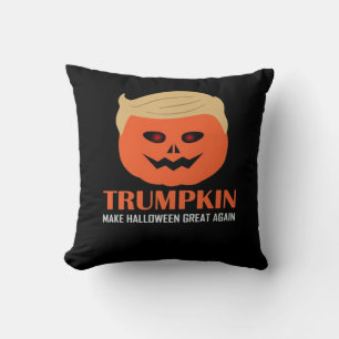 Trumpkin Halloween Great Again Funny Spooky P Kissen