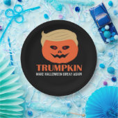 Trumpkin Halloween Great Again Funny Spooky P Pappteller (Party)